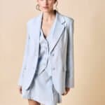 Blazer sastrero de mujer de moda verano 2025