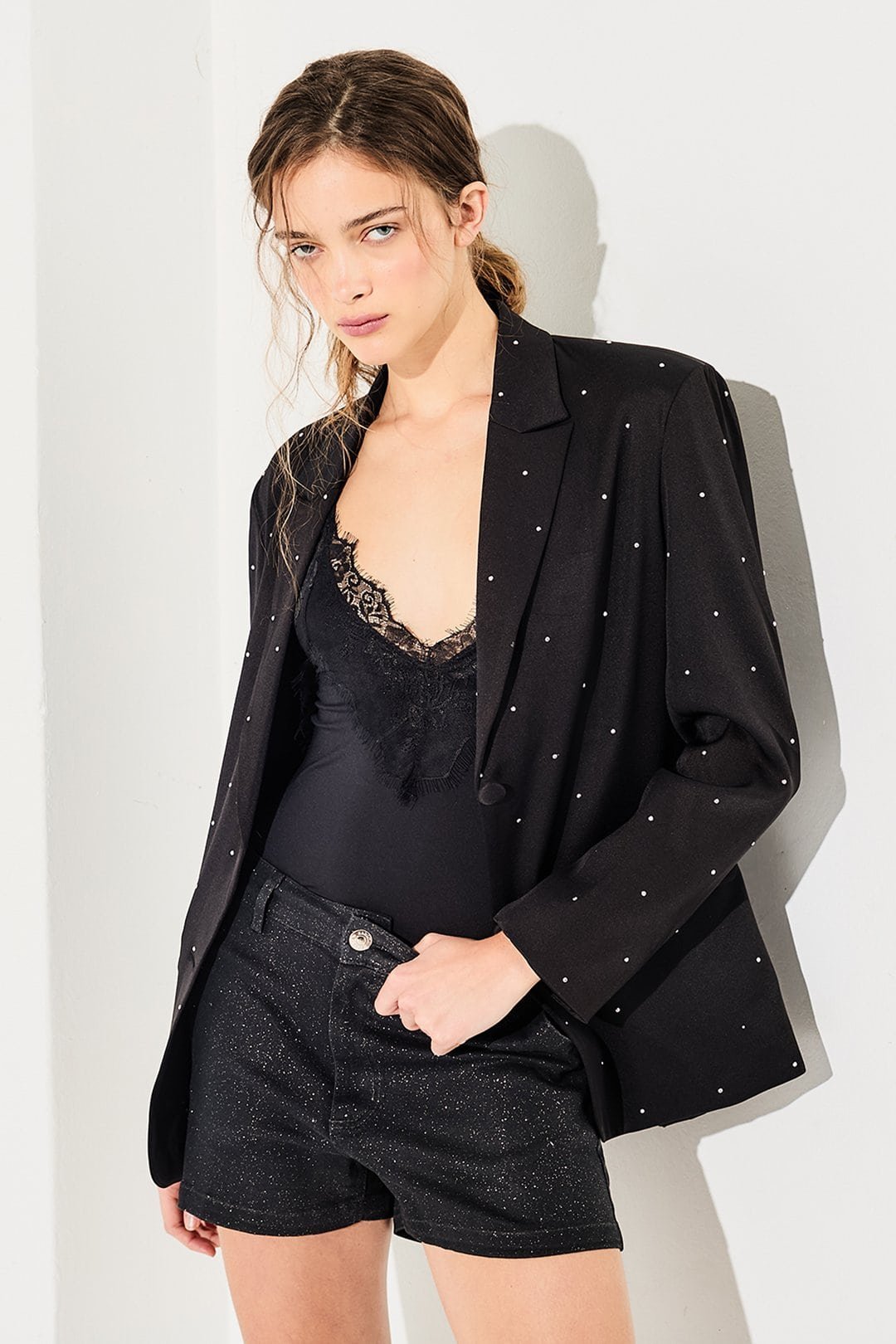 Blazer sastrero de mujer de moda verano 2025