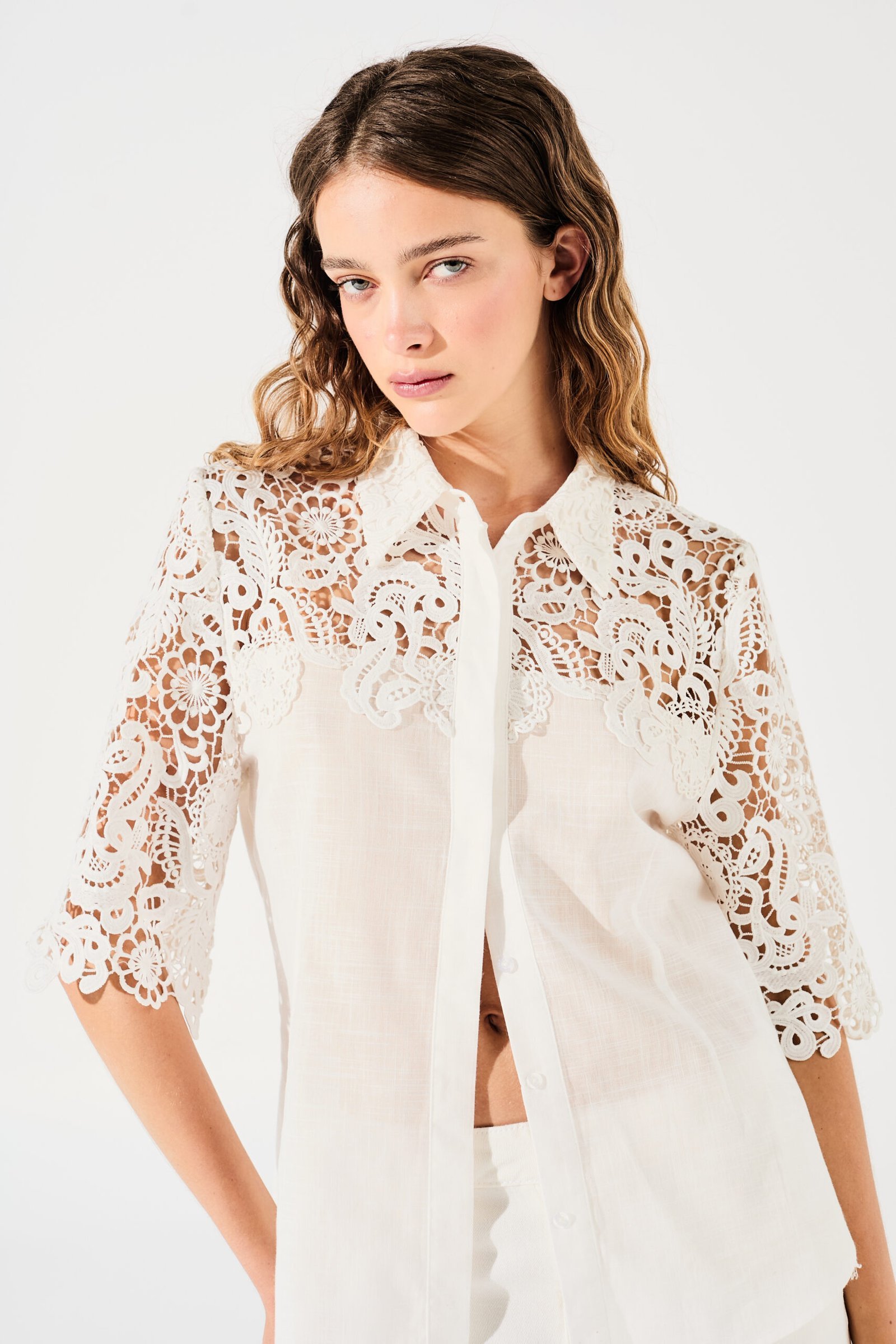 Camisa de mujer ropa de moda verano 2025