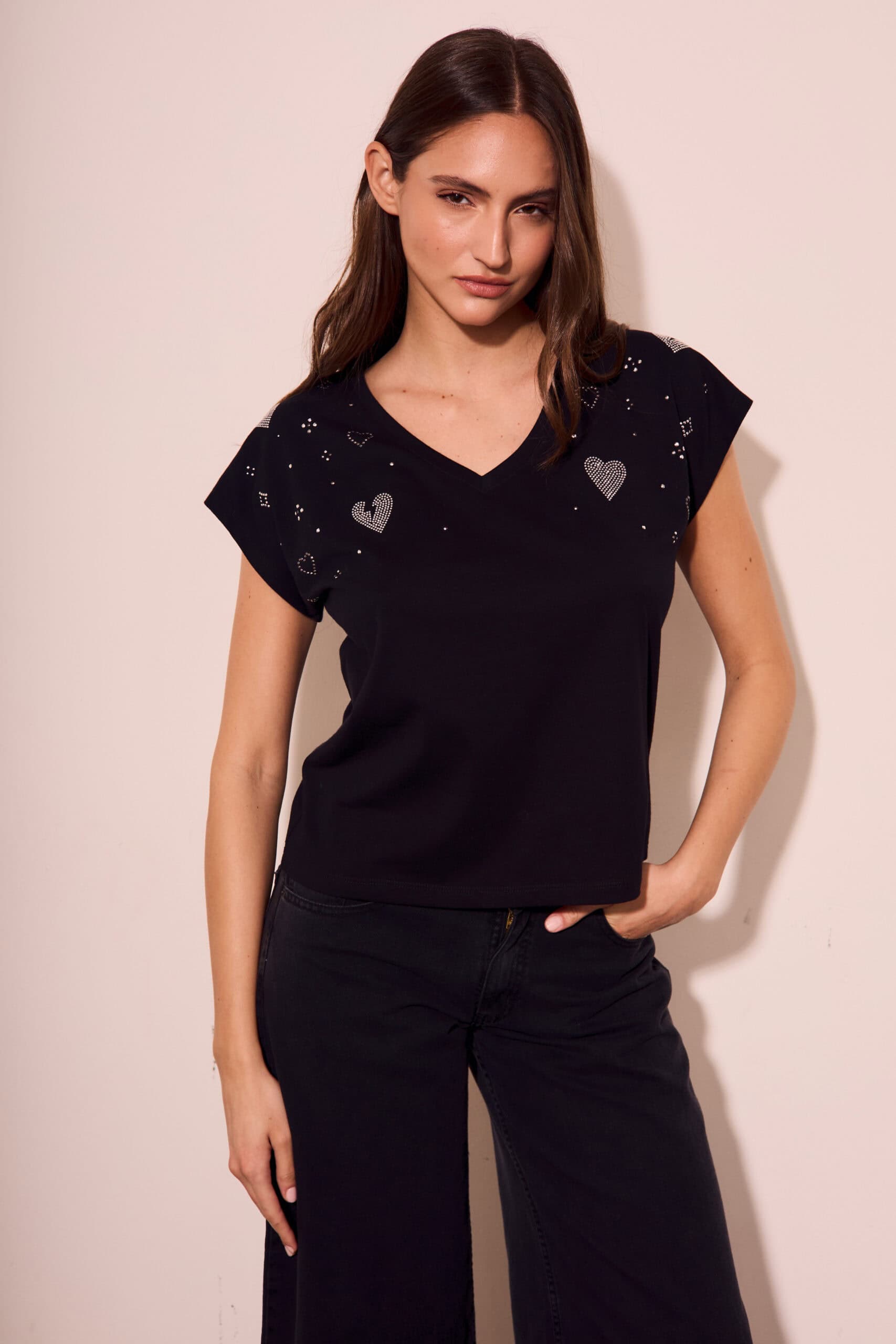 Remera 23310 Corazones